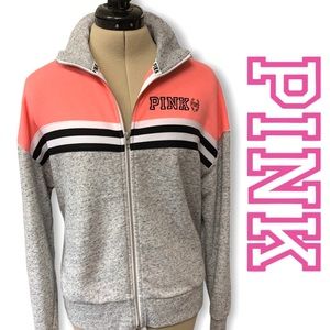 Pink hoodie high low sweatshirt